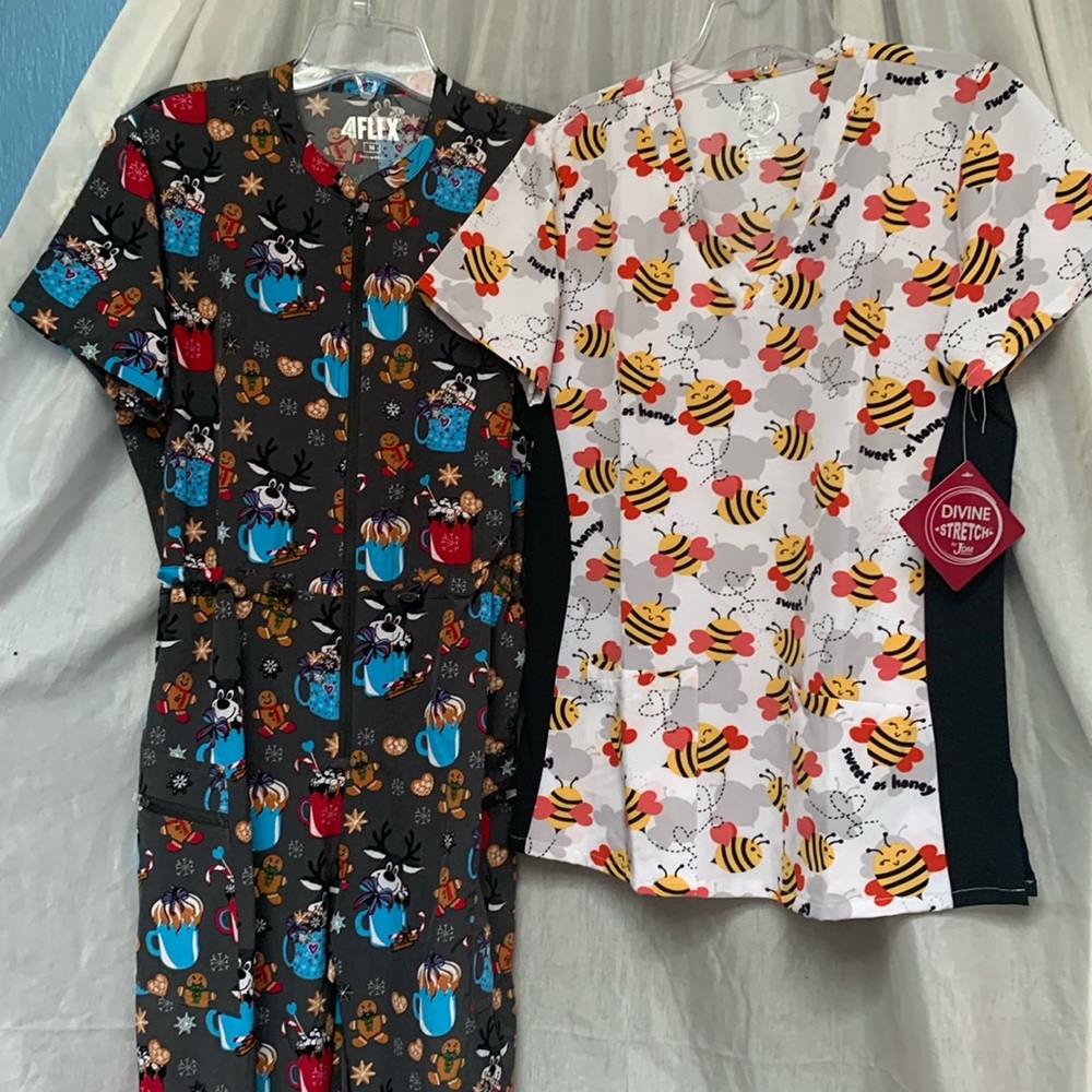 JDM scrub top combo